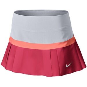 Nike Red Mini Tennis Skirt Athletic Pleated